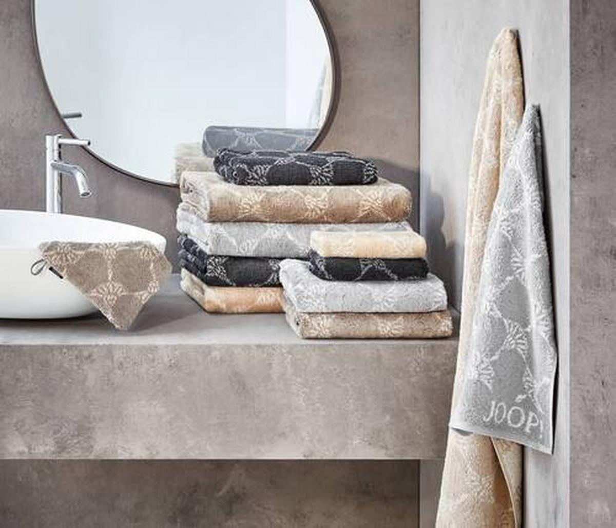 ZESTAW RĘCZNIKÓW FROTTE JOOP! - czarny, Basics, tkanina - Joop!