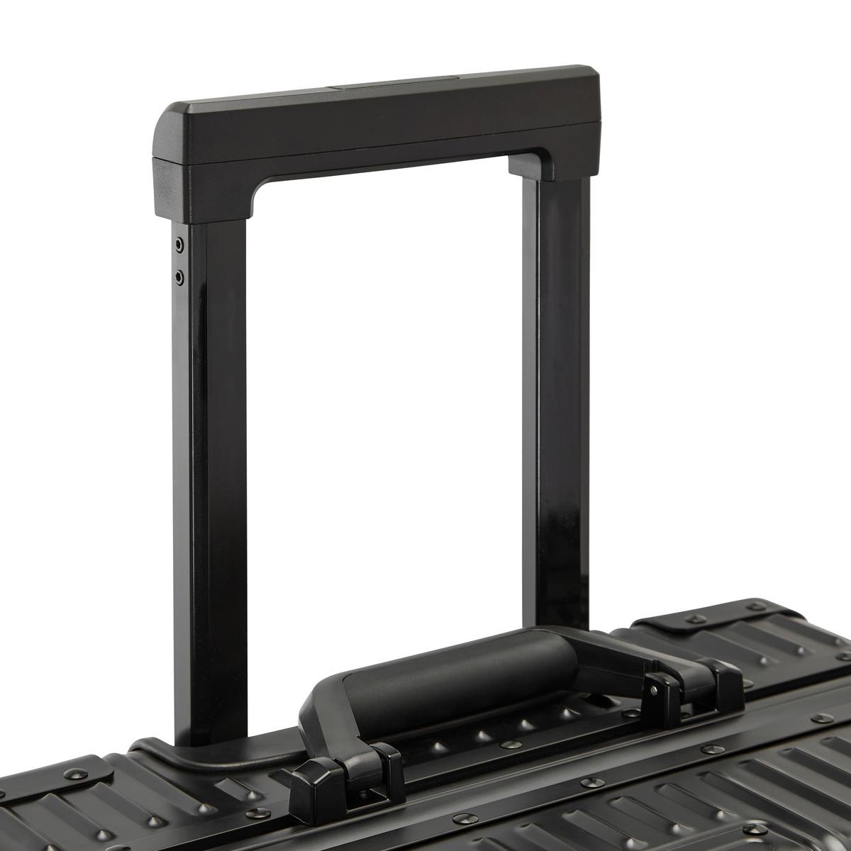 Reisekoffer Dubai Schwarz - Schwarz, KONVENTIONELL, Metall (56/36/22cm) - Mömax