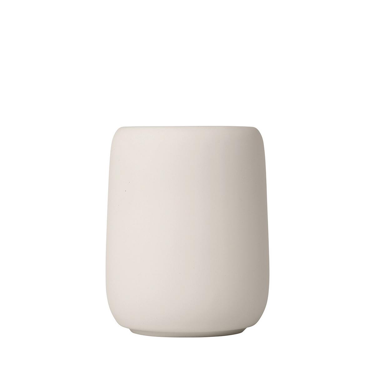 KUBEK DO MYCIA ZĘBÓW 69057 - beżowy, Basics, kamień (8,5/11cm) - Blomus