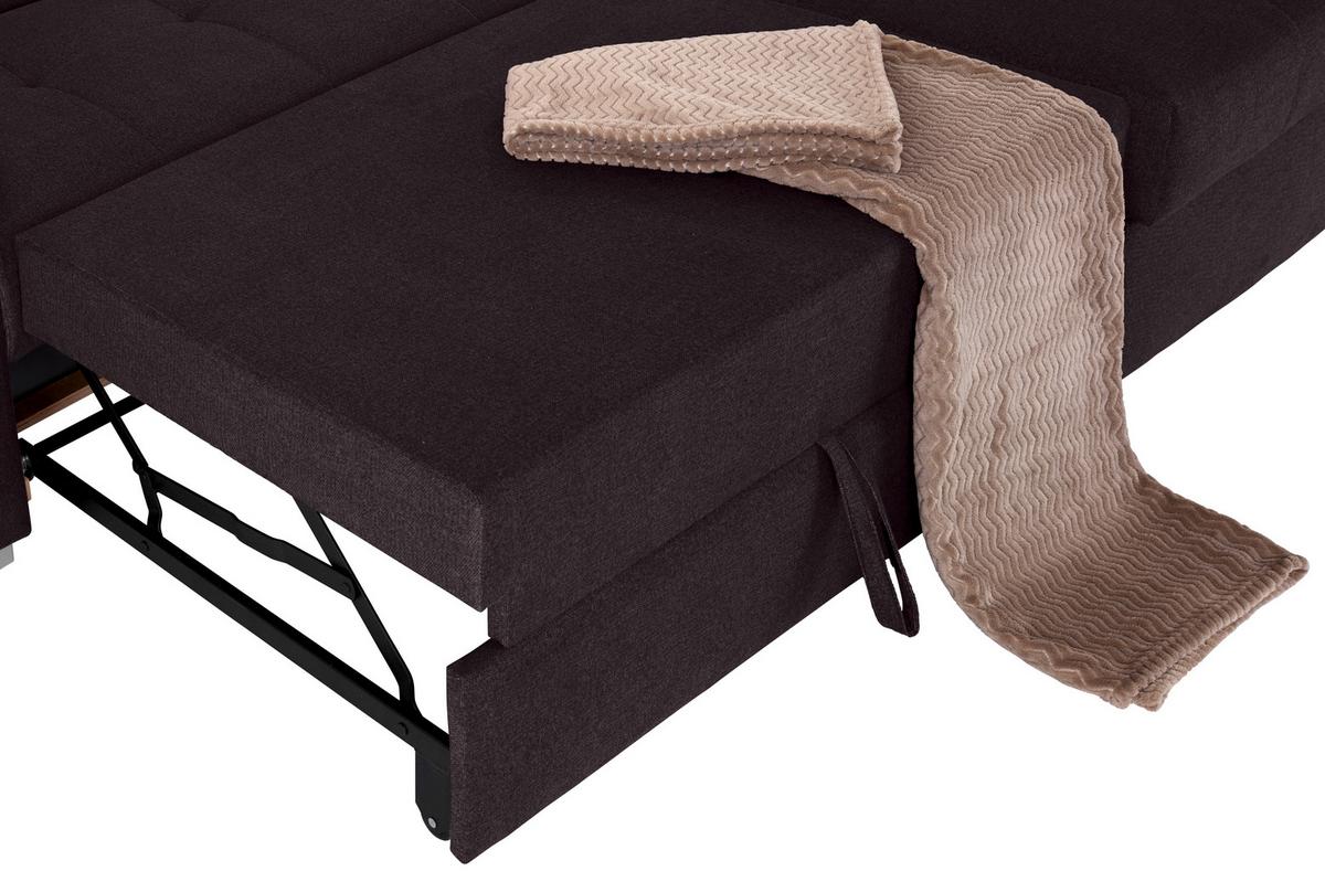 Kutna Garnitura Perry - srebrne boje/patlidžan, Design, tekstil/drvo (292/183cm) - Modern Living