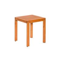 Balkontisch aus Eukalyptus ausziehbar ca. 65x77,5x130cm - Naturfarben, KONVENTIONELL, Holz (65/77,5/130cm) - Gardenson