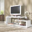 Mizica Za Hi-fi Naprave Sabina - aluminij/bela, Trendi, umetna masa/leseni material (130/45/40cm) - Mömax modern living Mizica Za Hi-fi Naprave Sabina - aluminij/bela, Trendi, umetna masa/leseni material (130/45/40cm) - Mömax modern living