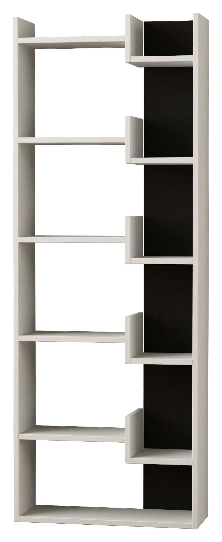 BÜCHERWAND OPPA BÜCHERREGAL - Weiss, Design, Holzwerkstoff (61/163/22cm) - Livetastic