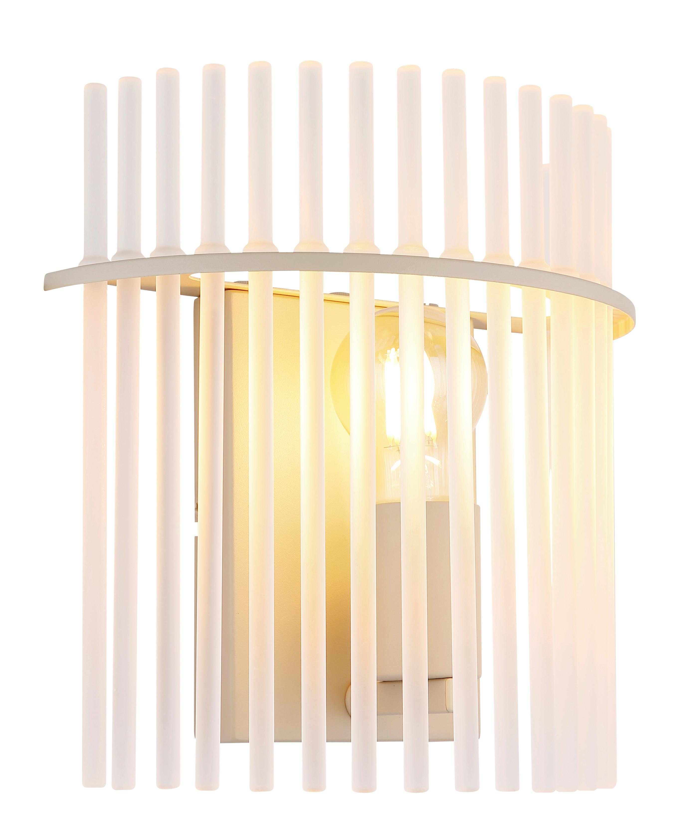 Svjetiljka Zidna 15698wb Gorley - boje pijeska, staklo/metal (25/12.5/26cm)