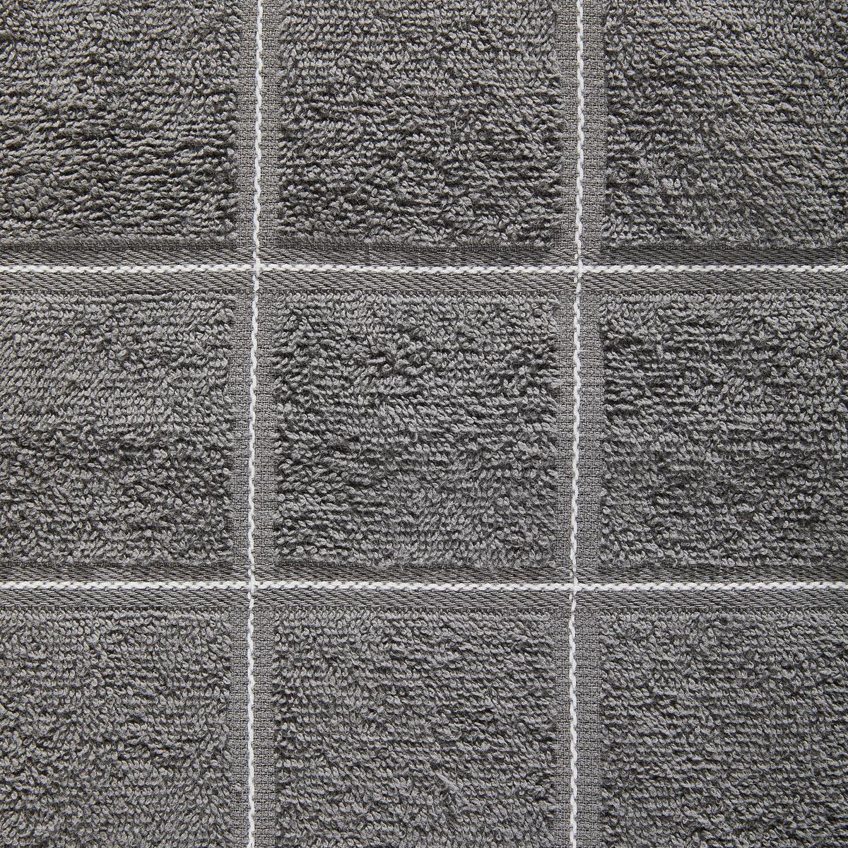 ZESTAW RĘCZNIKÓW FROTTE CHECK - antracytowy, tkanina - Esposa