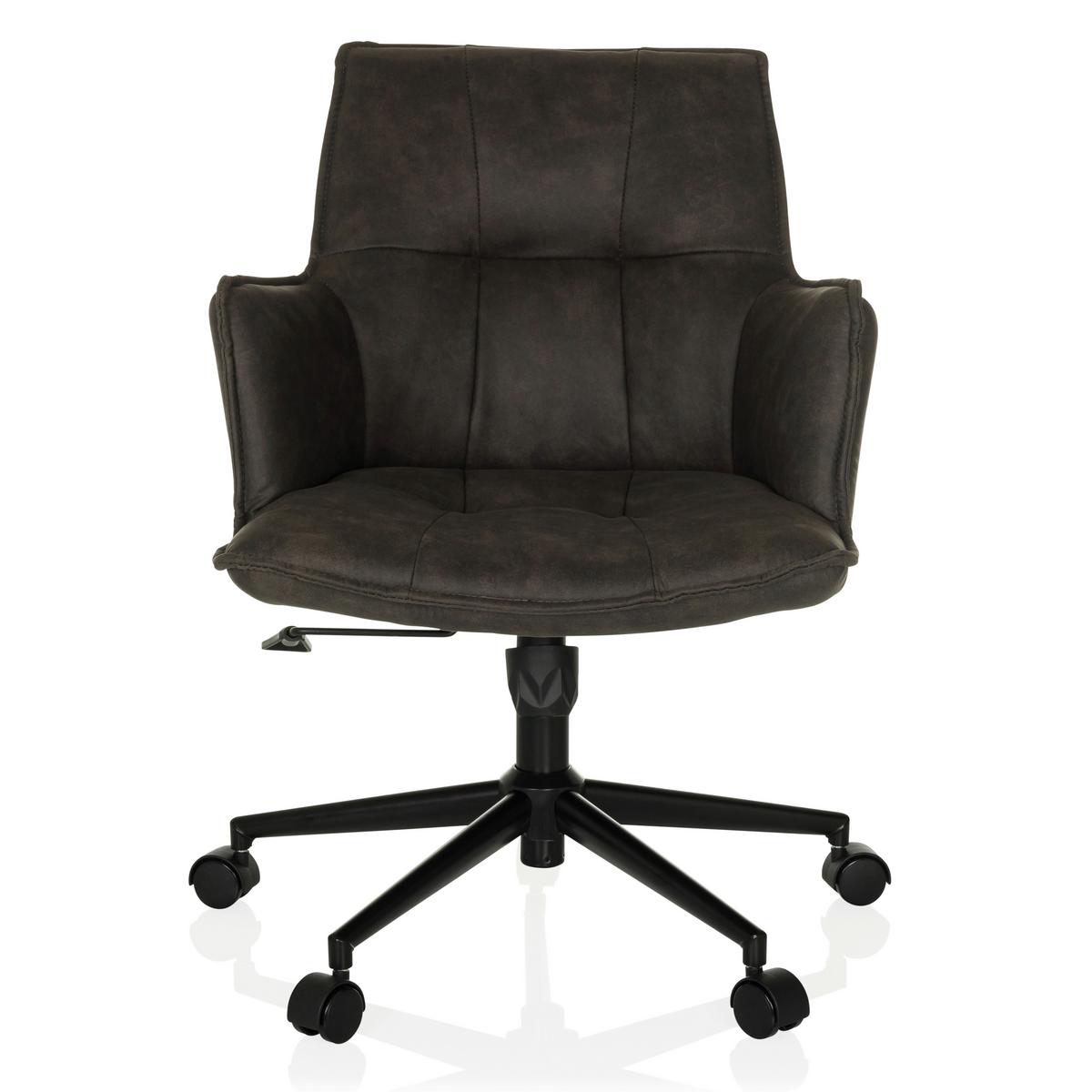 Vrtljivi Stol Solao Life, Temno Zelena - temno siva/črna, Moderno, kovina/umetna masa (54/85/70cm) - MID.YOU