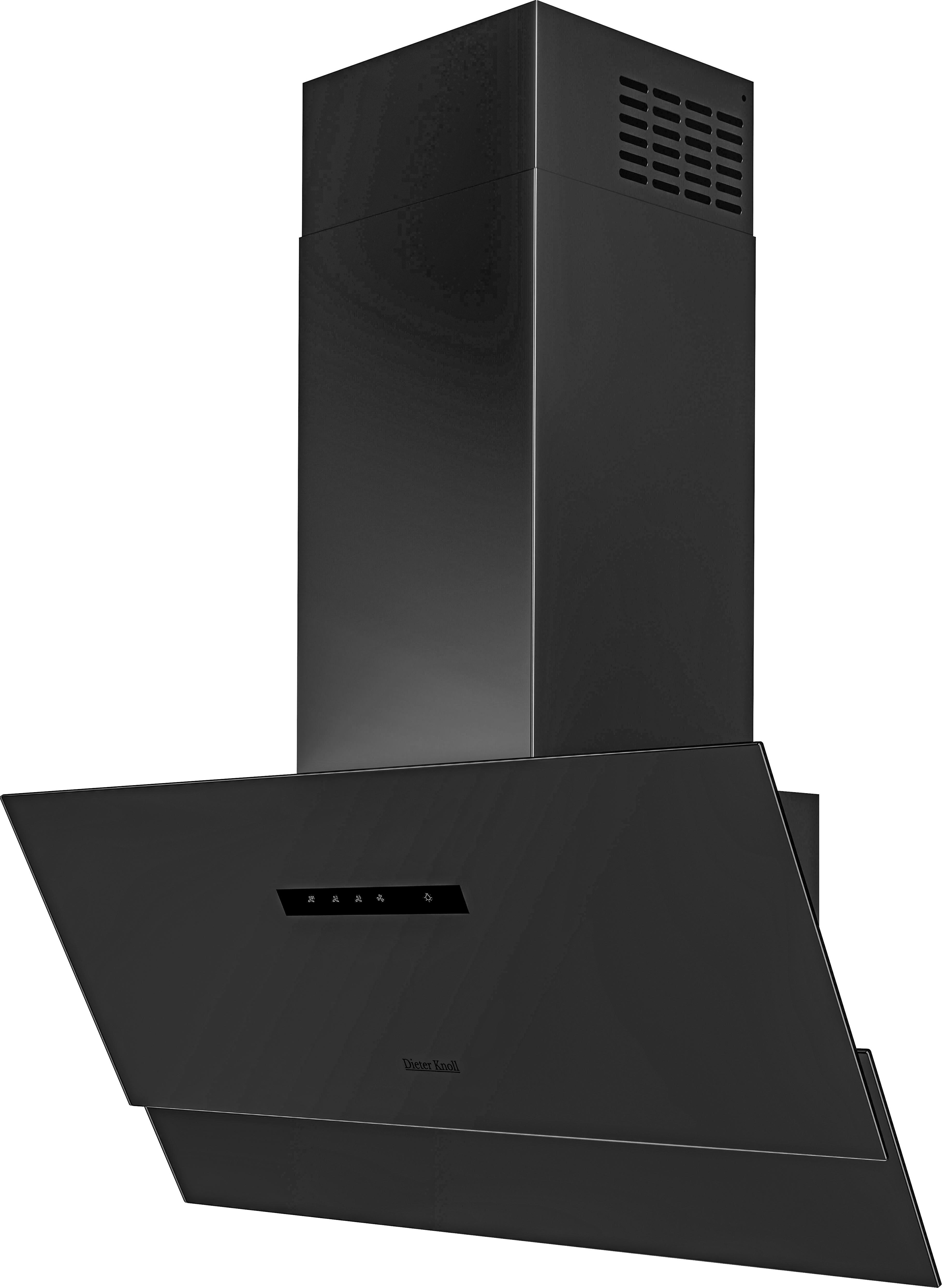Dunstabzugshaube DK8HV472M Schwarz - Schwarz, Basics, Glas/Metall (80/67,8-118/35cm) - Dieter Knoll