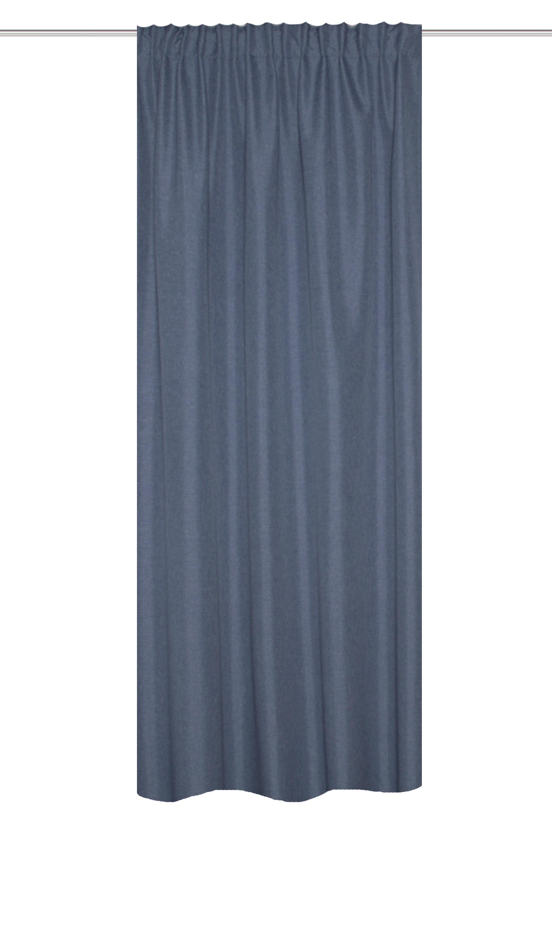 Wärmeschutzvorhang Eskimo Blau ca. 135x225cm - Blau, Basics, Textil (135/225cm) - Schmidt W. Gmbh