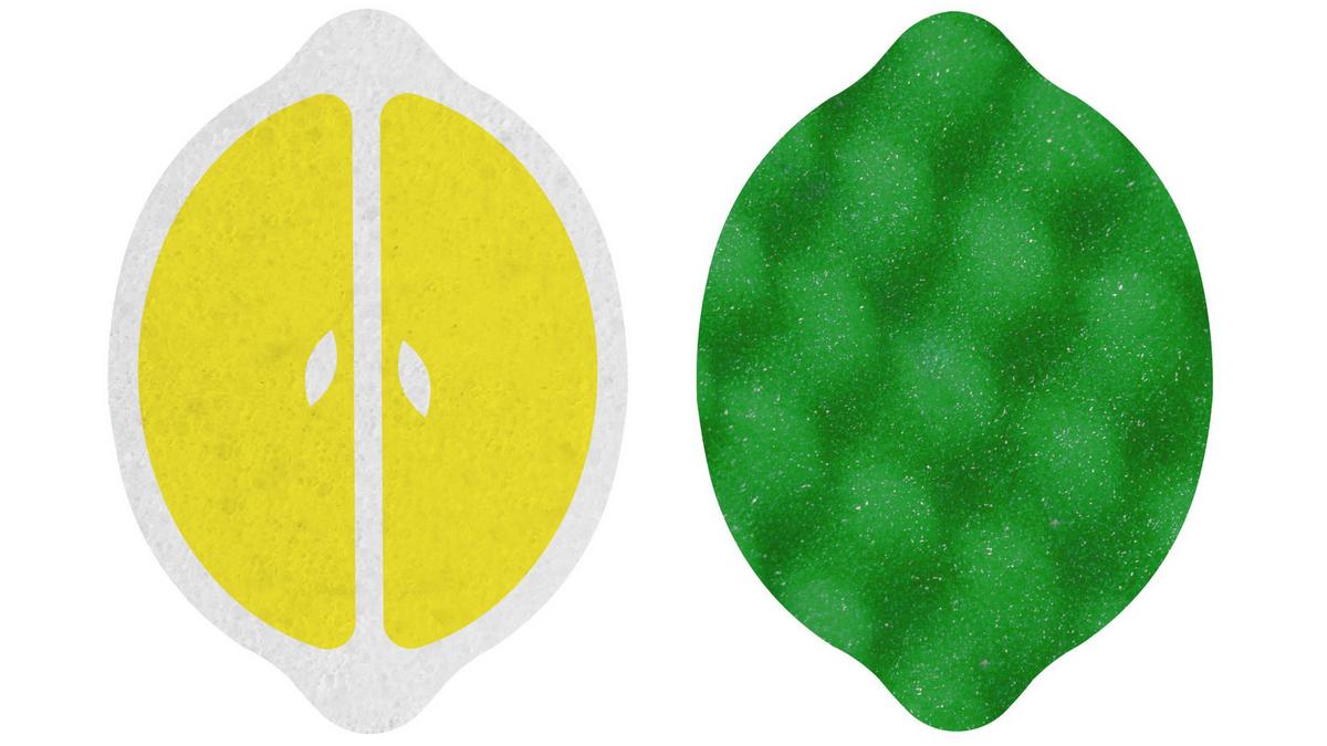 Szivacs Vileda Punch Lemon 1x - Basics (10,2/15/3,2cm) - Vileda