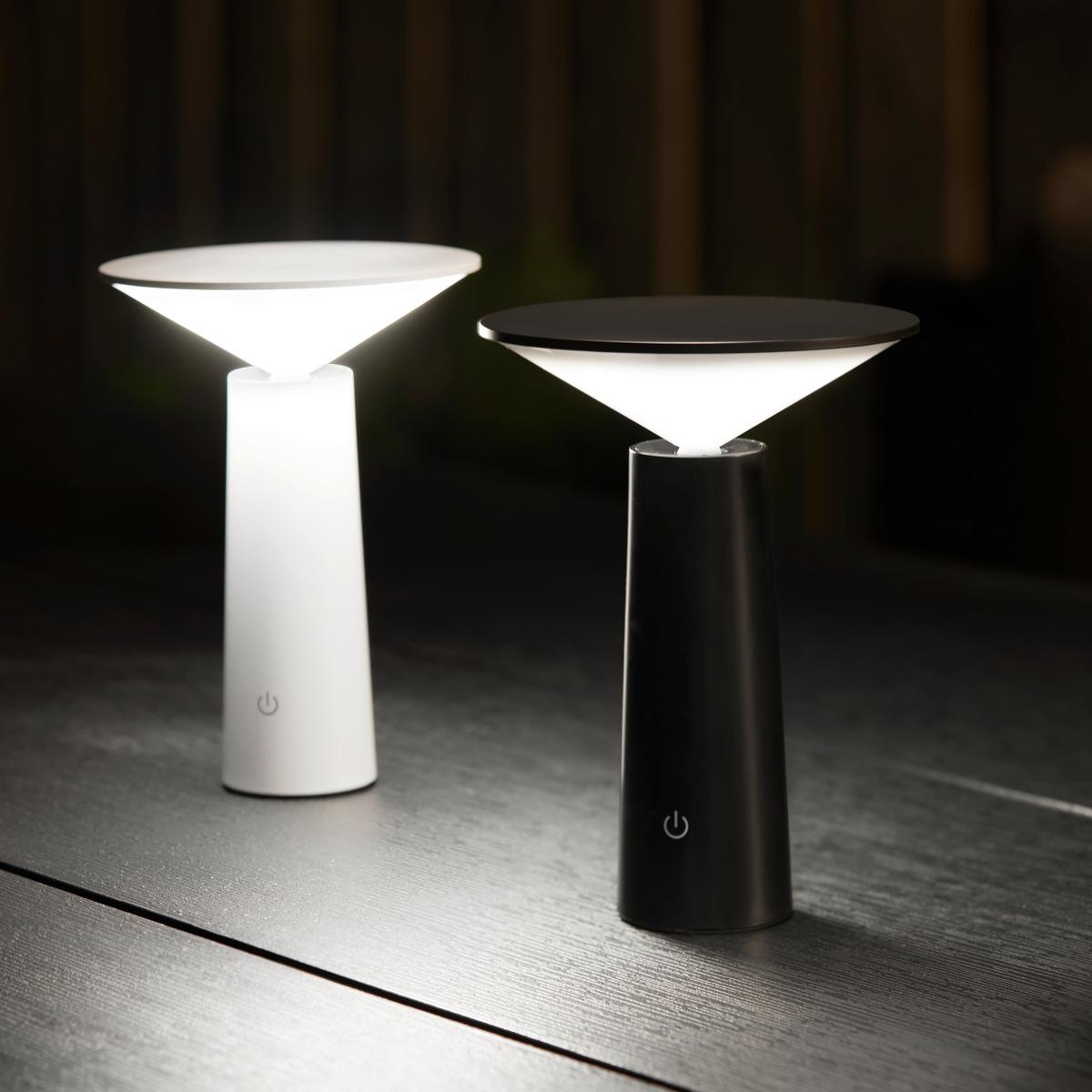 Zunanja Led-svetilka Kolim - črna, Romantika, umetna masa (14/19cm) - Modern Living