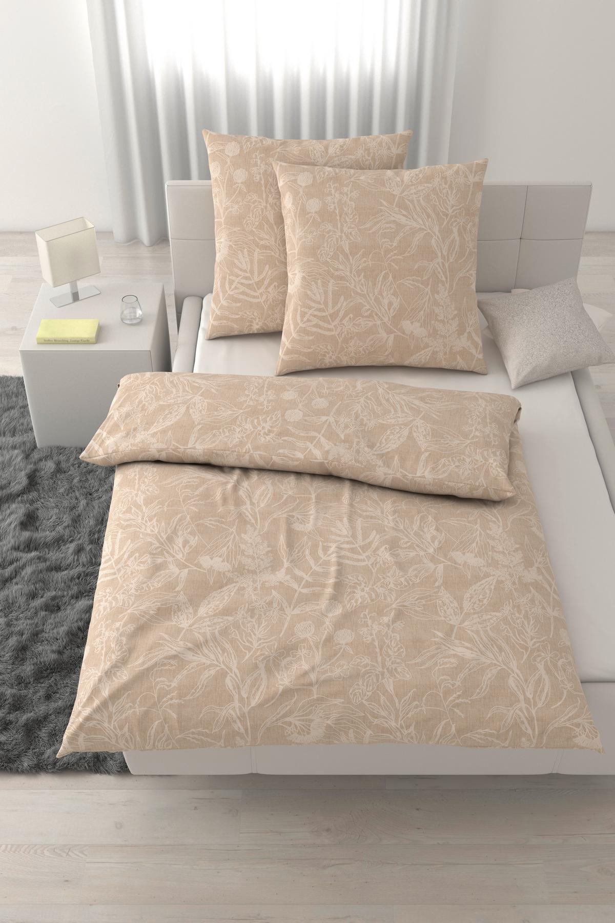 Bettwäsche Tylpur XXL Beige ca. 200x200cm - Beige, Textil (200/200cm) - Mömax