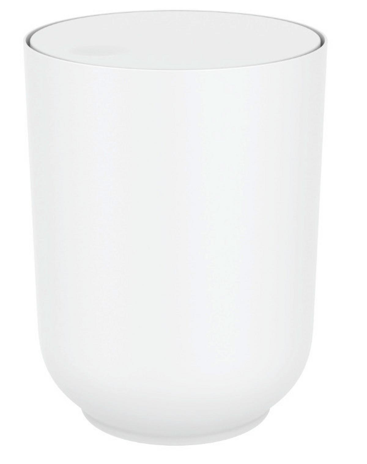 Kosmetikeimer Naime in Weiß - Weiß, MODERN, Kunststoff (19,05/25,4cm) - Premium Living