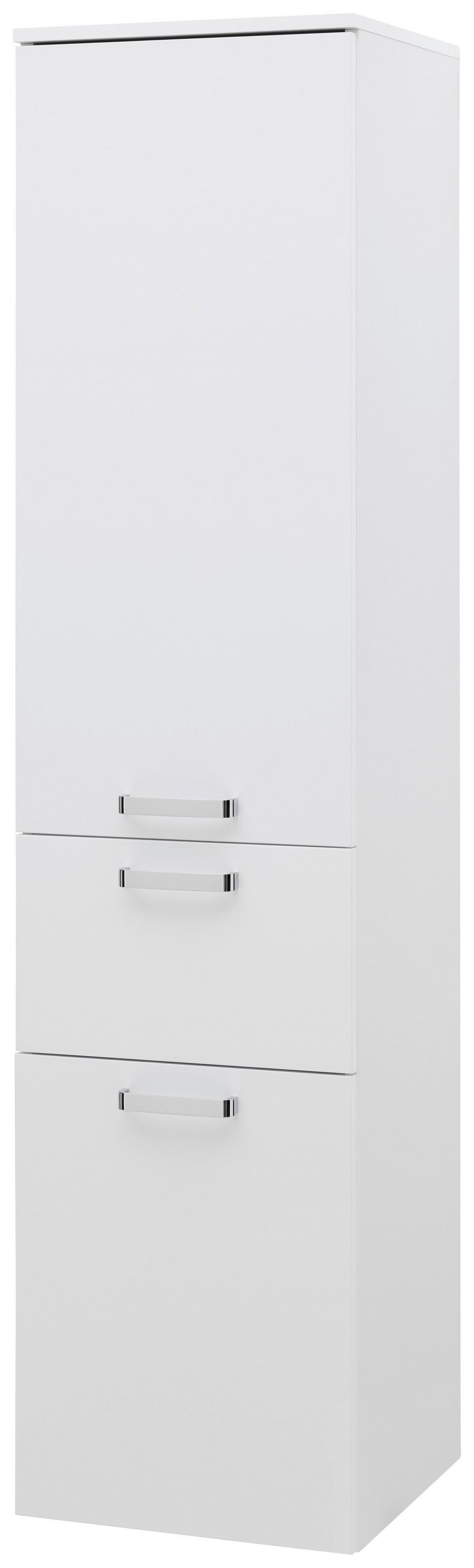 Dulap înalt Fresh - alb, Konventionell, material pe bază de lemn (40/168,5/38,5cm) - Ondega