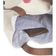 Handtasche Queen - Beige/Rot, LIFESTYLE, Textil (50/40cm) - Mömax modern living