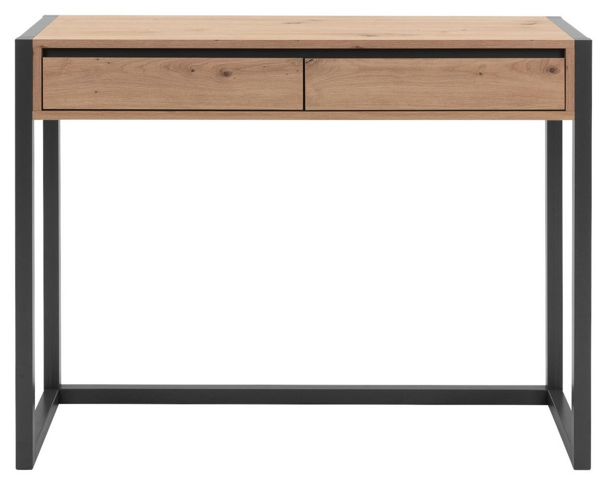 STÓŁ KONSOLA DENVER 44 - kolor dębowy/antracytowy, Konventionell, materiał drewnopochodny (100/35/75cm) - MID.YOU