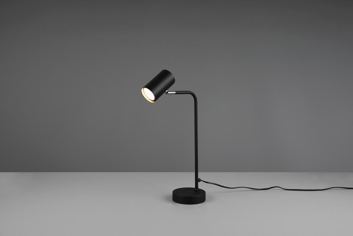 Tischleuchte Marley in Schwarz max. 5 Watt - Schwarz, Basics, Metall (45/12/25cm) - Trio Leuchten