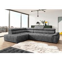 Kutna Garnitura Gremio Links - siva/crna, Moderno, tekstil/plastika (206/283cm) - Modern Living