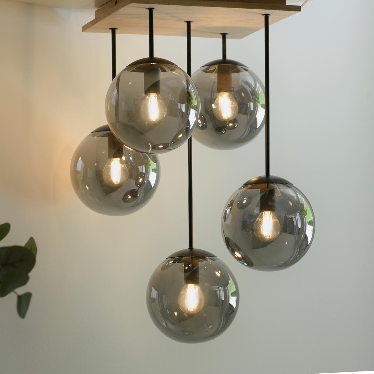 LAMPA SUFITOWA 11395-79 WIDOW - Natur, tworzywo sztuczne/metal (37/37/59,5cm) - Just Light