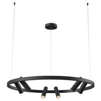 Pendelleuchte Satellite Schwarz max. 42 Watt - Schwarz, Trend, Metall (90/90/120cm) - MAYTONI