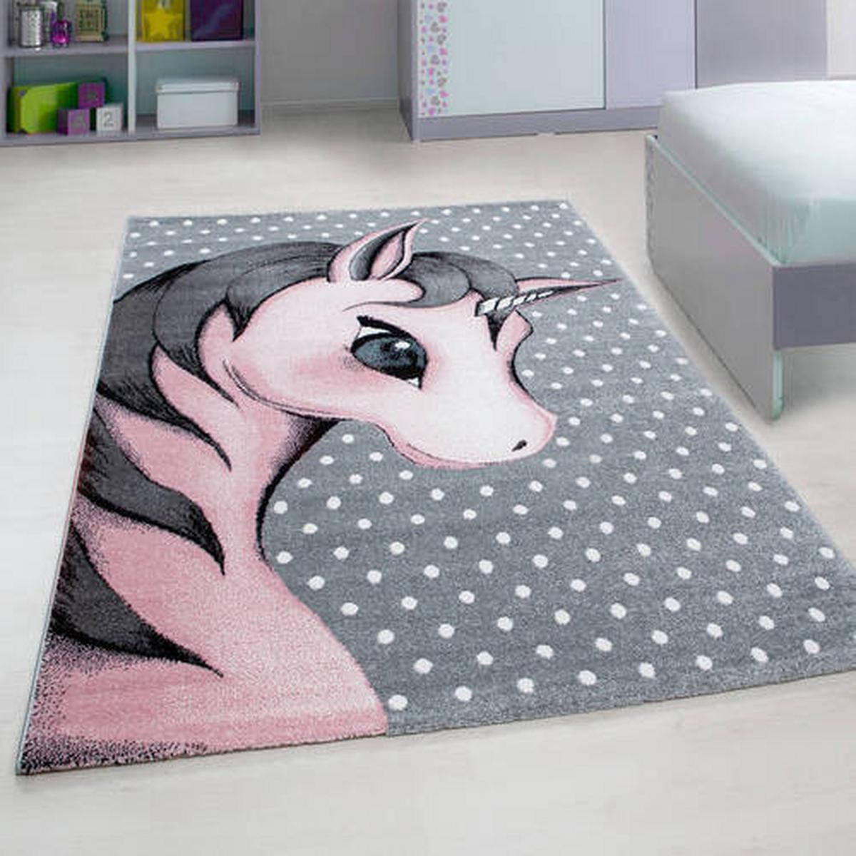 Kinderteppich Kids Pink ca. 200x290cm - Pink, Trend, Textil (200/290cm) - Ben'n'jen