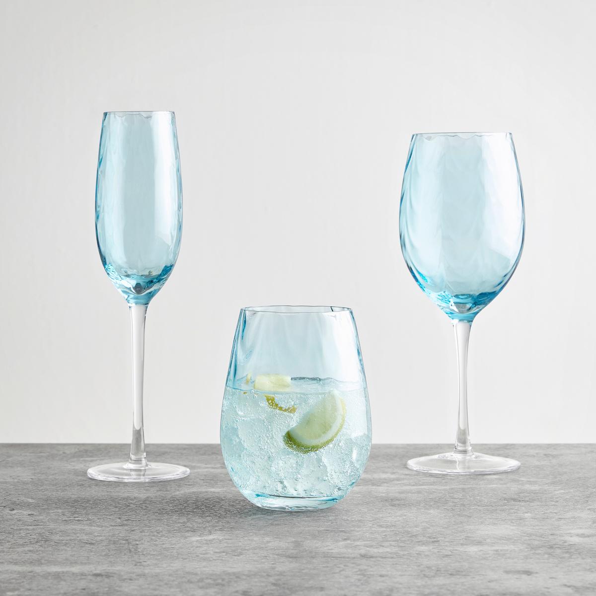 Sektglas Lividus Blau ca. 210 ml - Blau, MODERN, Glas (6,8/25cm) - Mömax
