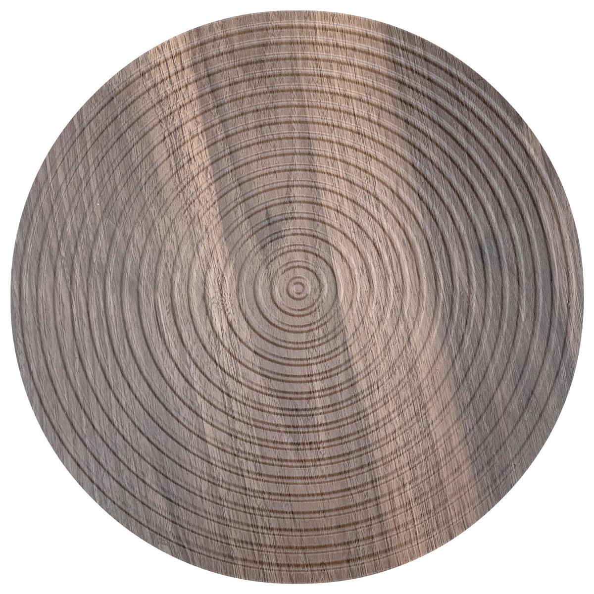 Stolić Set 2/1 Wolf - smeđa/crna, Moderno, drvni materijal/metal (40/35/45/40cm) - Modern Living