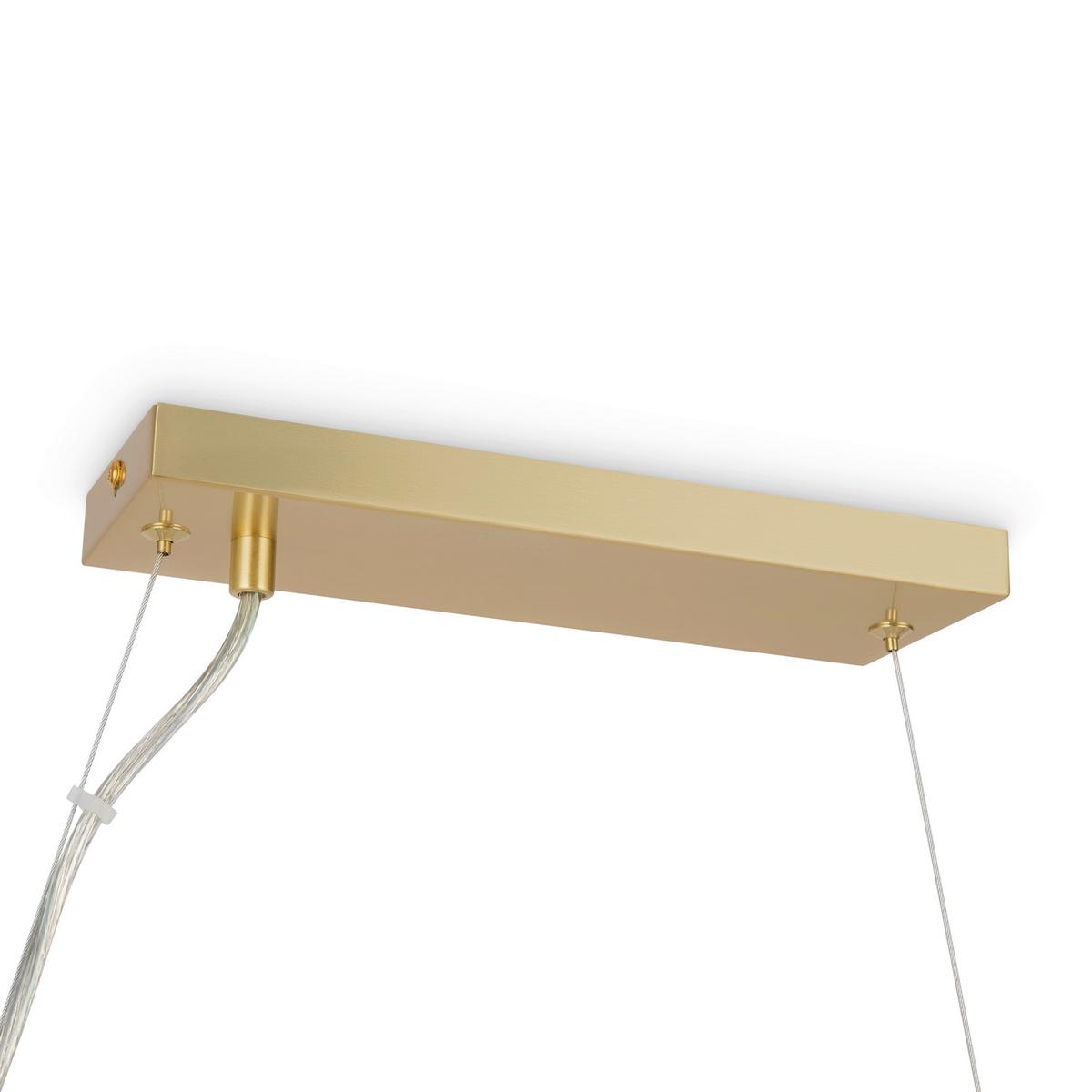 Pendelleuchte Dallas Messingfarben max. 28 Watt - Messingfarben, Trend, Glas/Metall (23,8/22,8/123,5cm) - MAYTONI