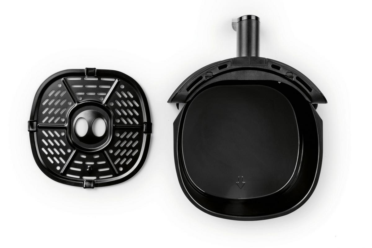 Heißluftfritteuse Gourmetmaxx Schwarz ca. 2,3 l - Schwarz, MODERN, Kunststoff/Metall (23/30,5/28,5cm) - TV - Unser Original