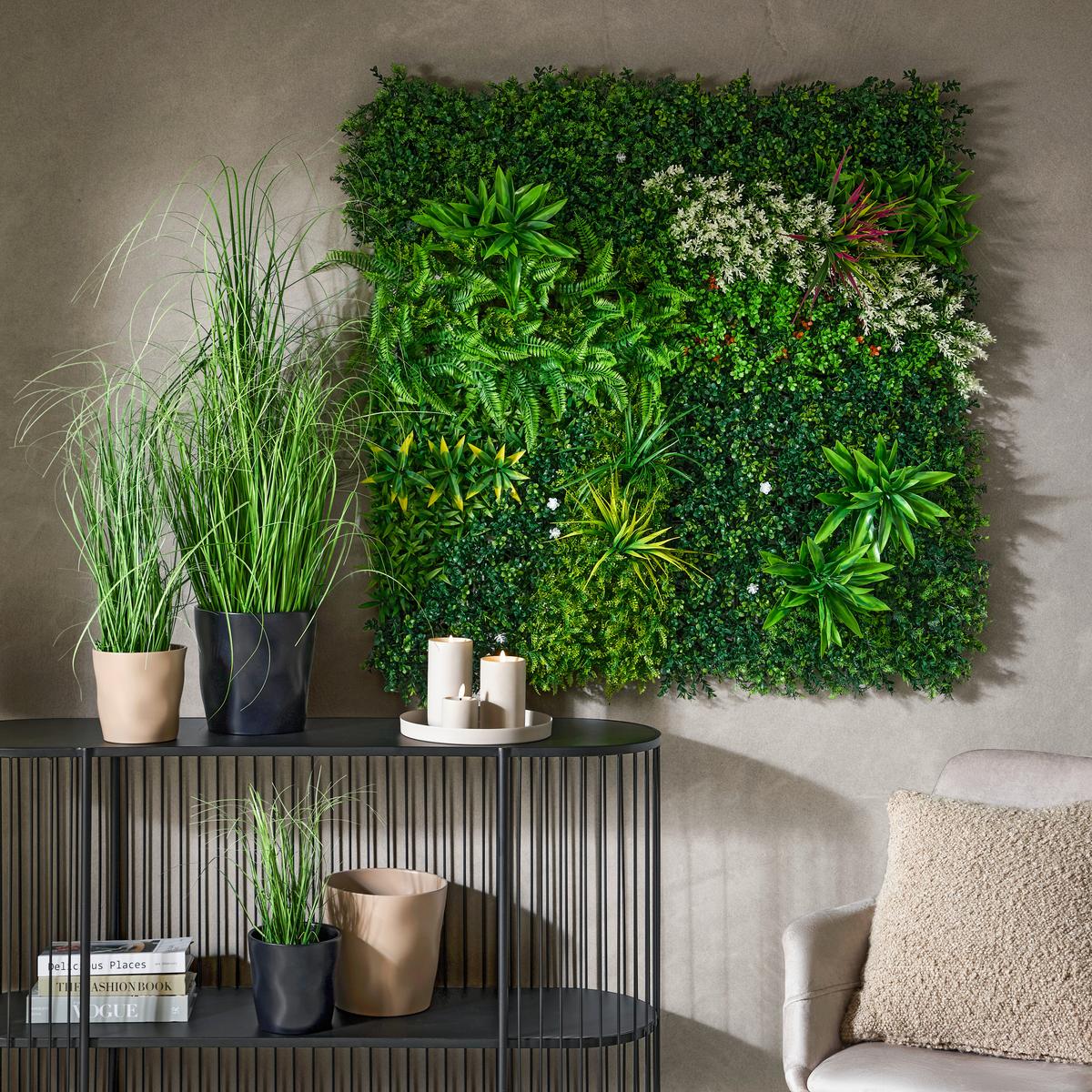 Kunstpflanze Farn Dunkelgrün 100/100 cm UV-beständig online kaufen ➤ mömax