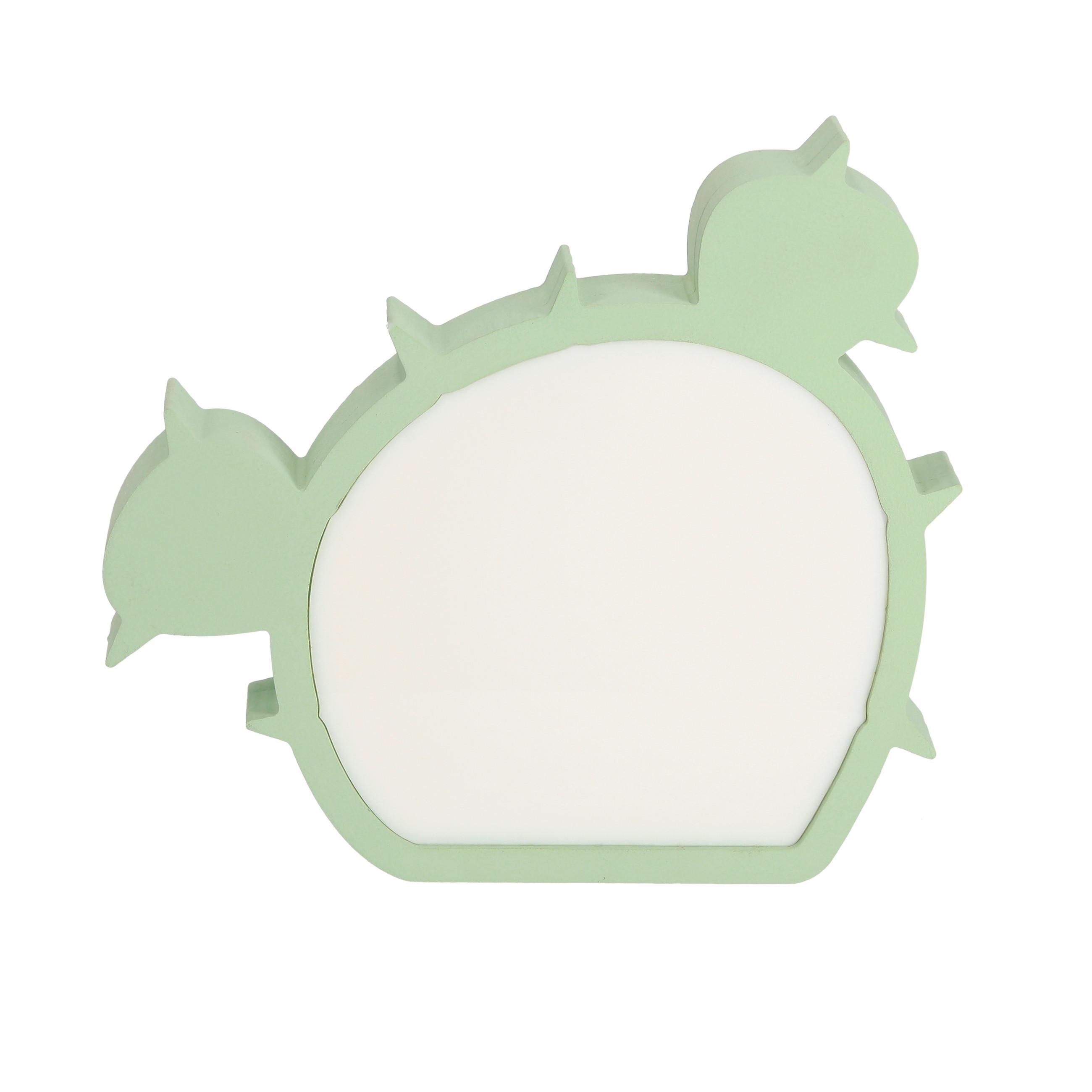 Dječja Stolna Svjetiljka Cactus - zelena, Basics, drvni materijal/plastika (22.5/3.5/20.5cm)