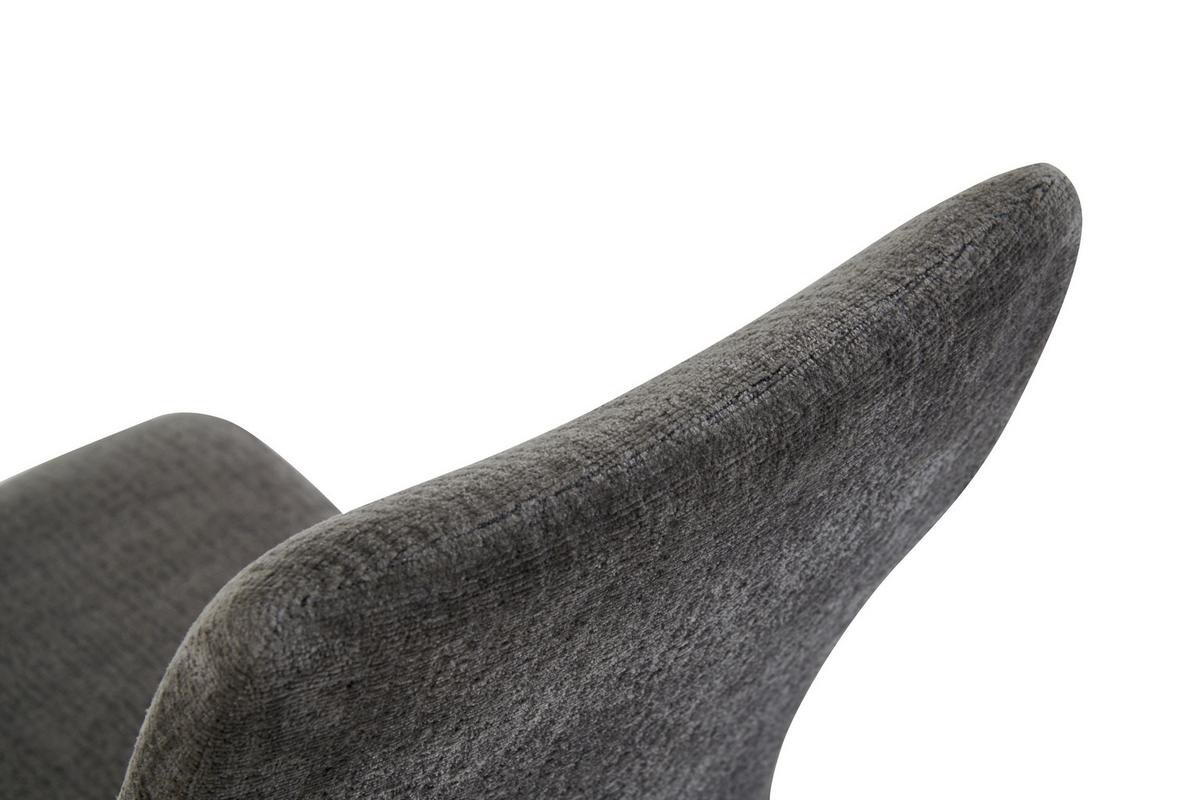 SCHWINGSTUHL-SET TINA - noir/anthracite, Modern, textile/métal (43/98/59cm) - MID.YOU