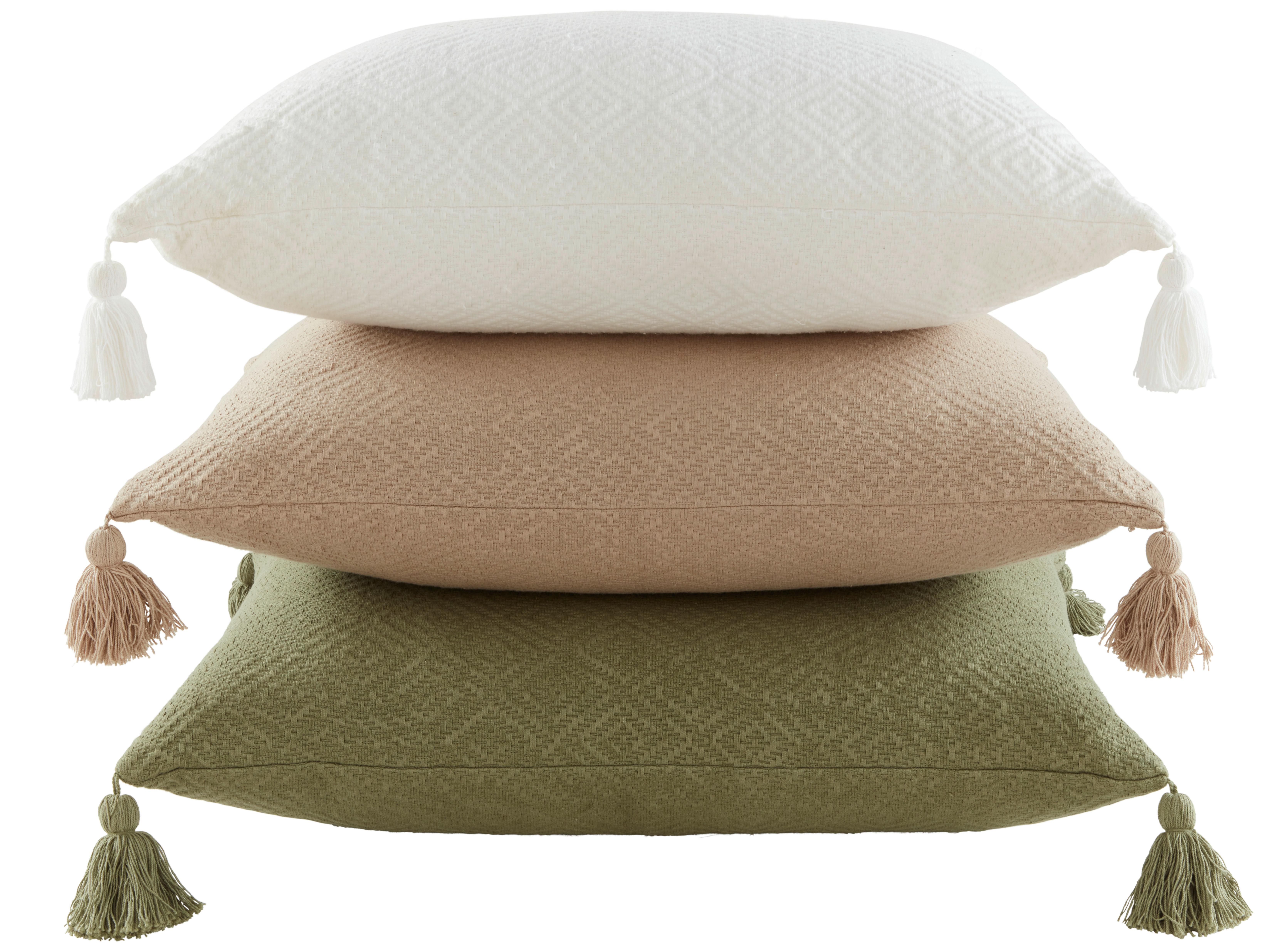 Zierkissen Frieda in Beige ca. 40x60cm - Beige, Modern (40/60cm) - Modern Living