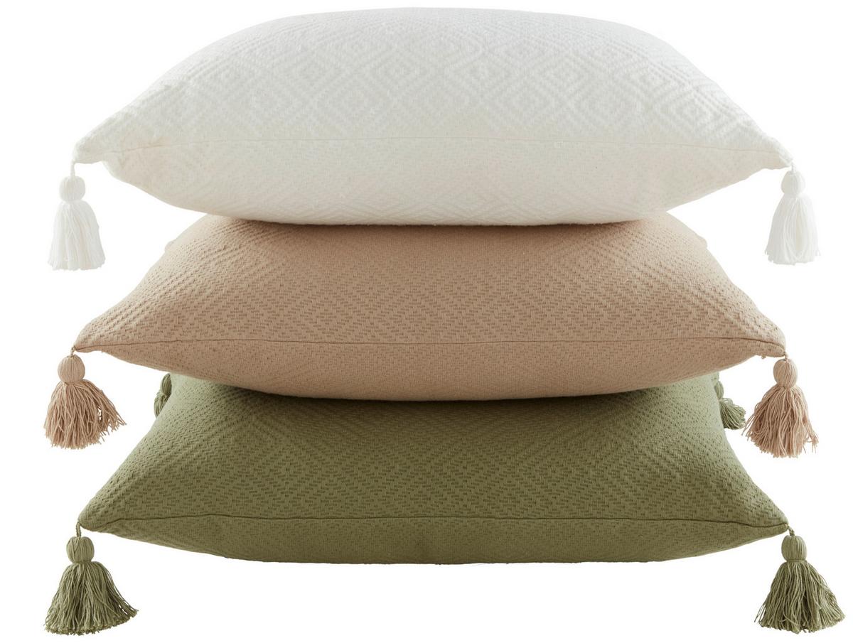 Zierkissen Frieda in Beige ca. 40x60cm - Beige, Modern (40/60cm) - Modern Living