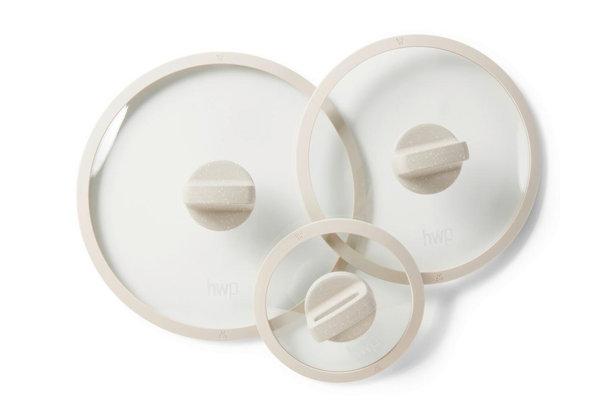 ZESTAW GARNKÓW SAHARA - beżowy/przejrzysty, Basics, tworzywo sztuczne/metal - Homeware Profession.