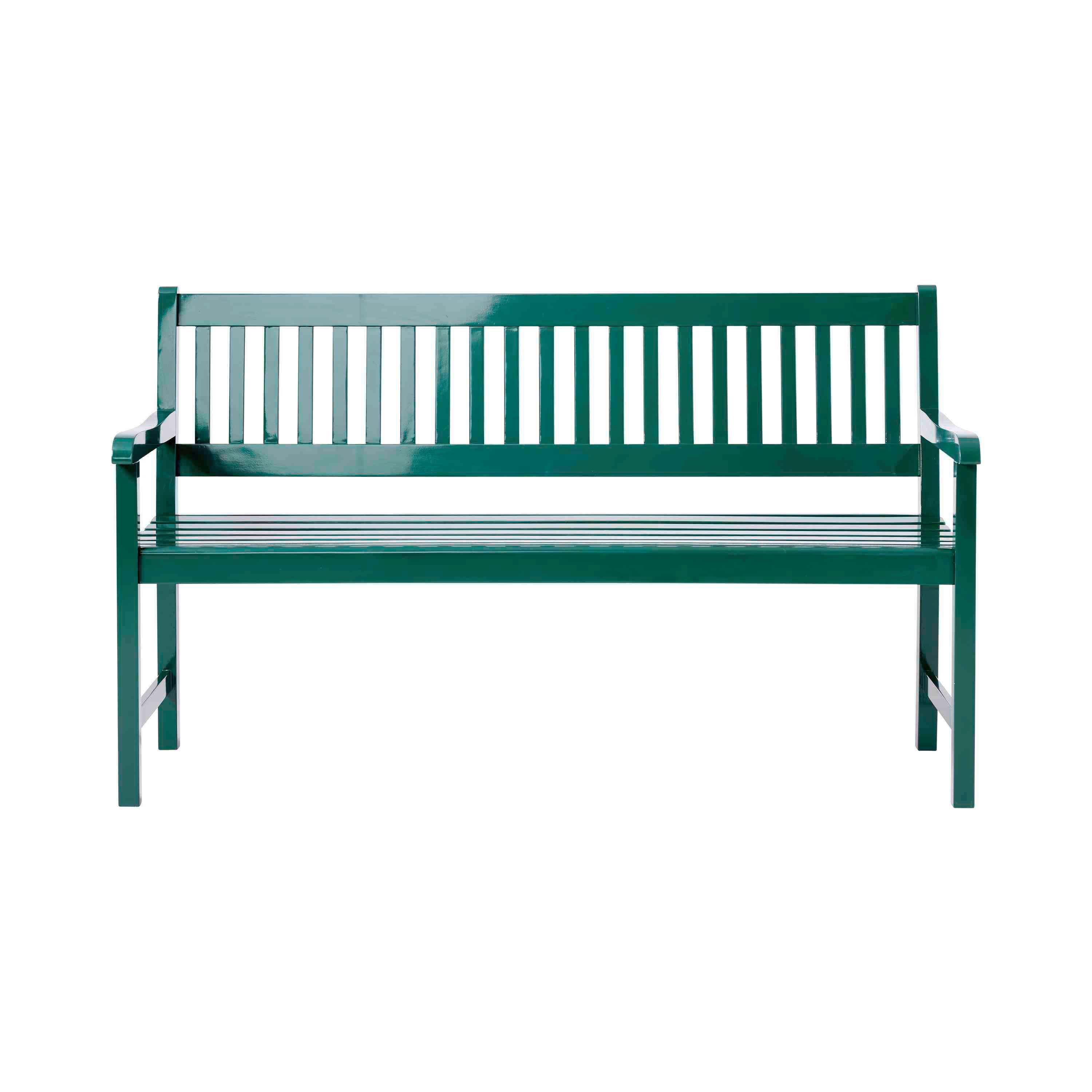 GARTENBANK BRIGHTON GARTENBANK - Dunkelgrün/Grün, Natur, Holz (150/89/59cm) - Gardenson