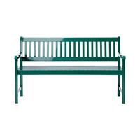 Gartenbank Brighton Gartenbank - Dunkelgrün/Grün, Natur, Holz (150/89/59cm) - Gardenson