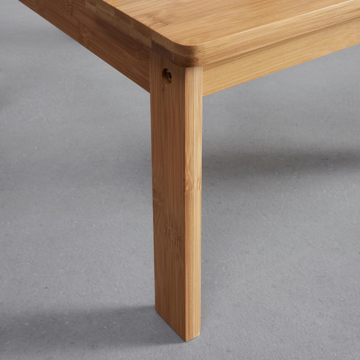 Tritthocker Bonny Naturfarben Bambus - Naturfarben, MODERN, Naturmaterialien (43/47/43cm) - Bessagi Home