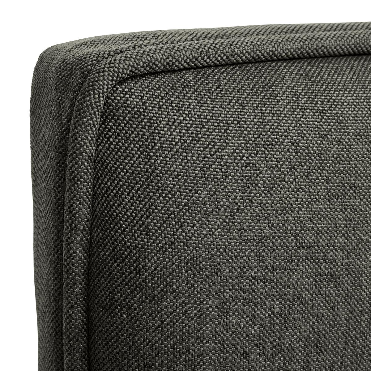 Oblazinjena Postelja Padua, Temno Siva, 180x200 - temno siva, Moderno, tekstil/les (180/200cm) - Carryhome