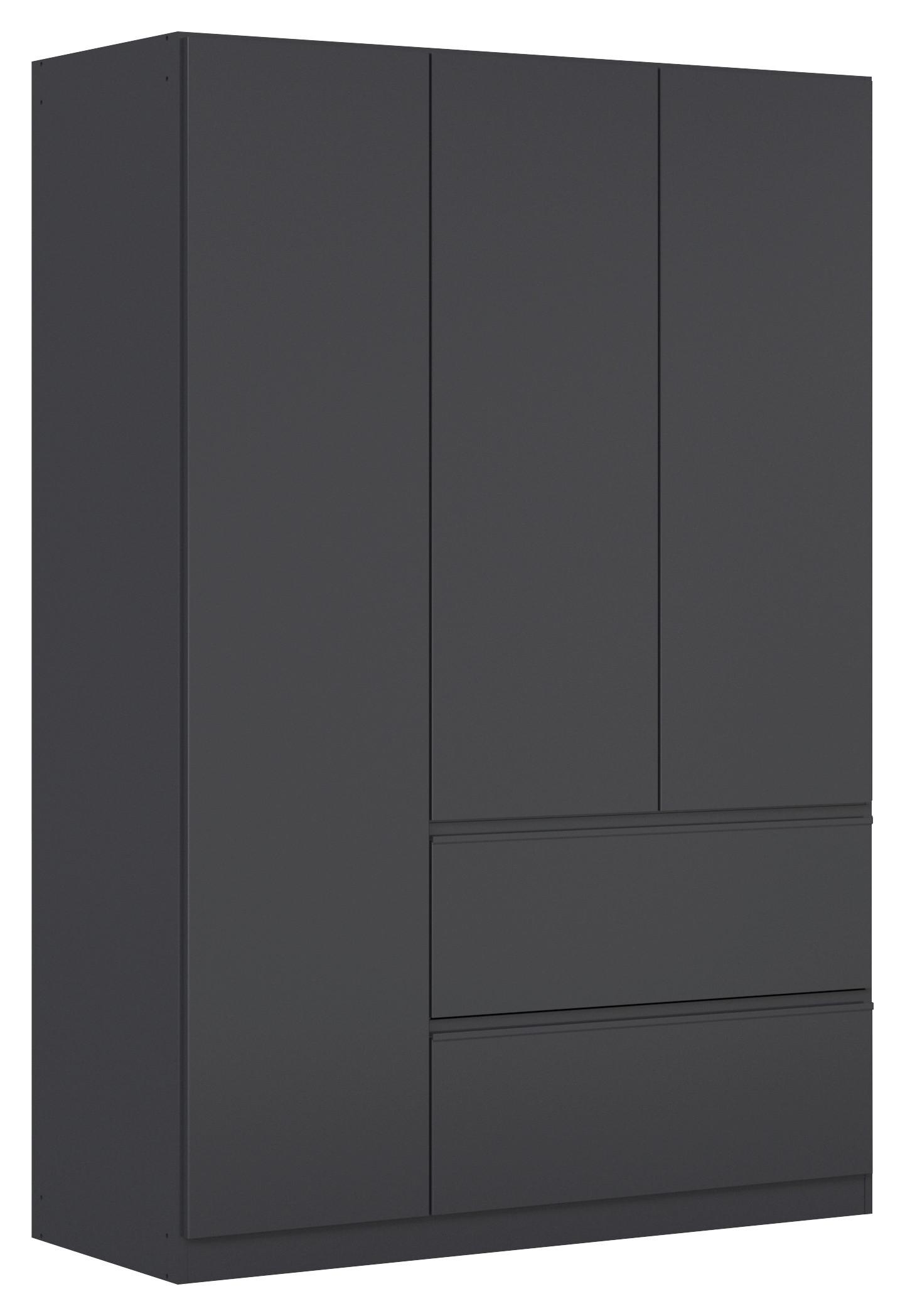 Omara S Klasičnimi Vrati Costa, Siva - siva, Moderno, leseni material (136/197/54cm) - Rauch Möbel