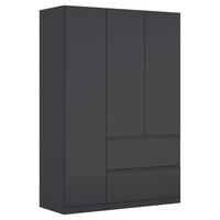 Omara S Klasičnimi Vrati Costa, Siva - siva, Moderno, leseni material (136/197/54cm) - Rauch Möbel