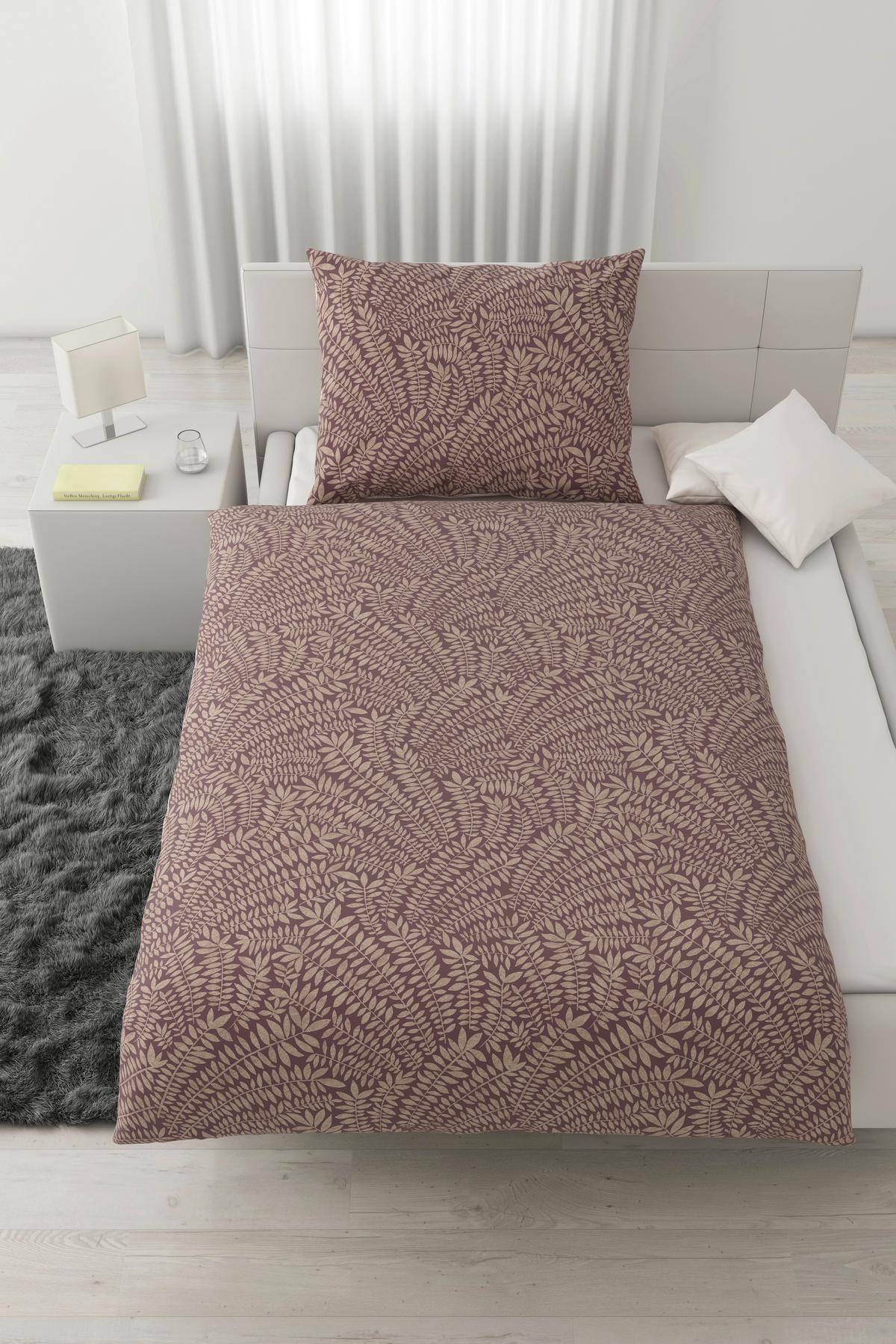 Lenjerie de pat Lorita cca. 140x200/50x70 cm - mov, textil (140/200cm) - Modern Living