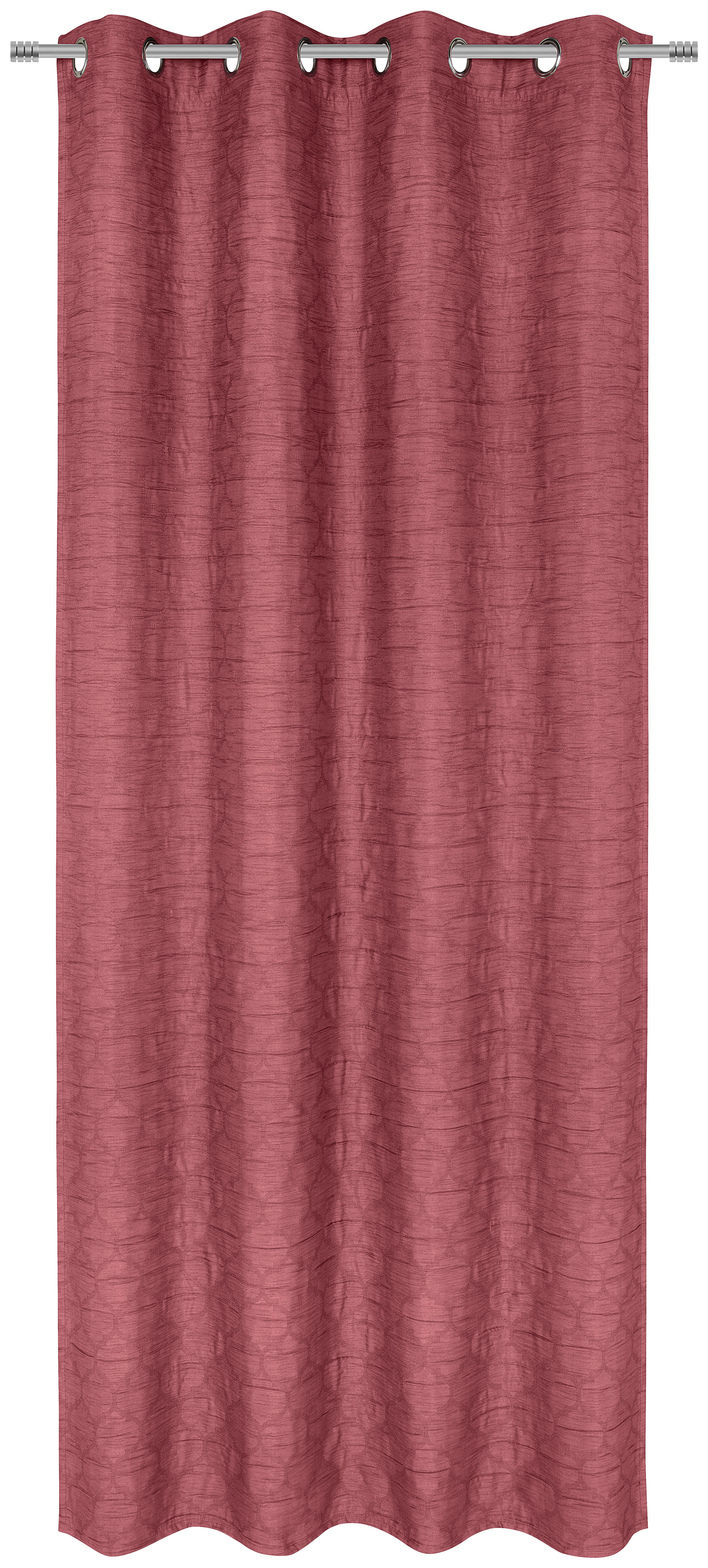 ZASŁONA NA PRZELOTKACH SAN MARCO - jagodowy, Basics, tkanina (135/245cm) - Esposa