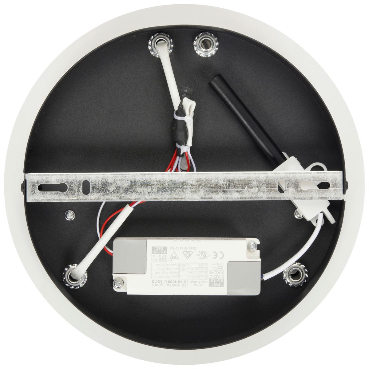LED-Deckenleuchte Zupä Champagnerfarben max. 40 Watt - Champagner, MODERN, Kunststoff/Metall (45/45/9cm)