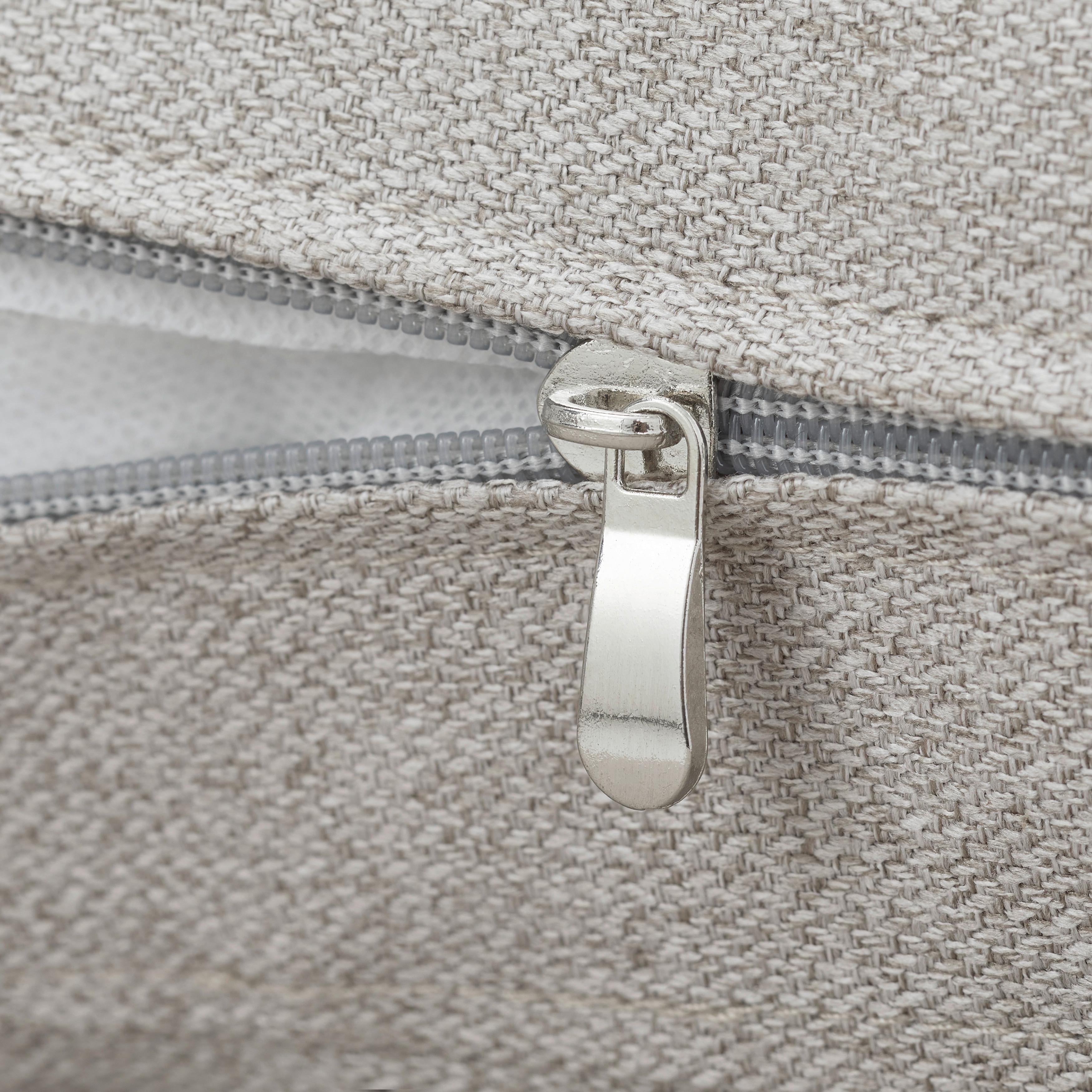 BÄDDFÅTÖLJ MALIC - beige/ekfärgad, Modern, metall/textil (80/84/90cm) - Bessagi Home