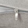 BÄDDFÅTÖLJ MALIC - beige/ekfärgad, Modern, metall/textil (80/84/90cm) - Bessagi Home