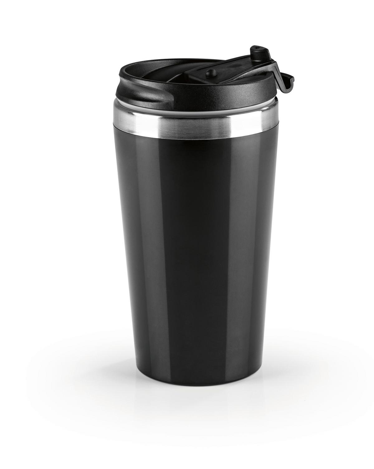 EKSPRES PRZELEWOWY 15240 - kolor srebrny/czarny, Basics, tworzywo sztuczne/metal (17,5/12,5/24,5cm)