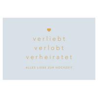 Klappkarte Kupfergold Multicolor - Basics, Papier (18/13cm)