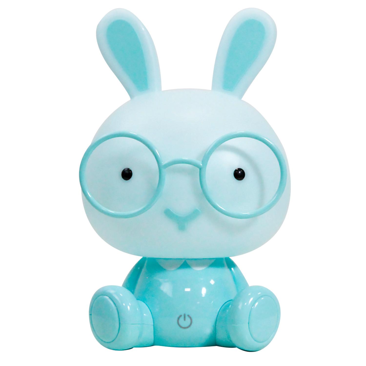 Kindertischleuchte Bunny Hellblau max. 3 Watt - Hellblau, Basics, Kunststoff (14/14/22cm)