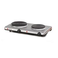 PŁYTA DWUPALNIKOWA ELTAC DK 29 - czarny chrom, Basics, metal (50/8.5/29cm) - Rommelsbacher