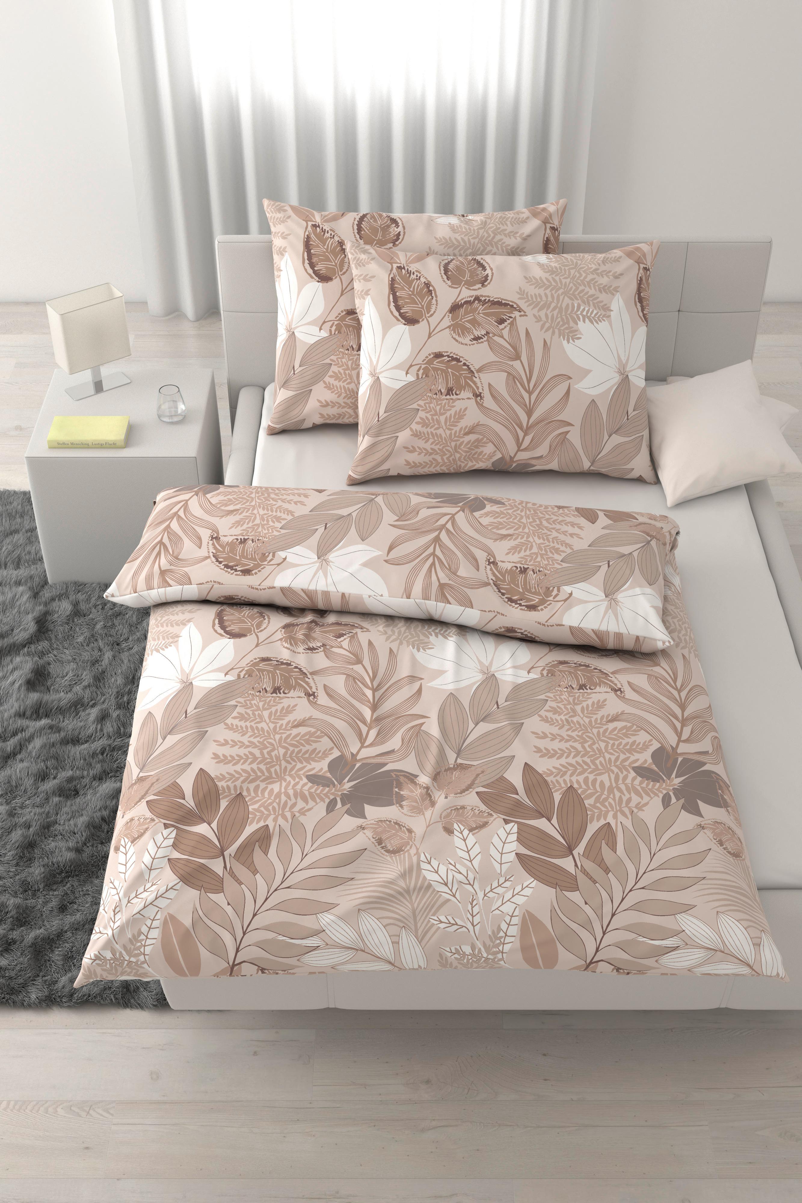 Lenjerie de pat Ulli cca. 2x50x70/200x220 cm - bej, textil (200/220cm) - Mömax